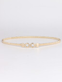 Metalas Elastinis Auksinis Aštuoni simboliai Elastingi Merginų Moteriški Diržai Moterims Siauri Moteriška Elegantiška Juosmuo Juosmuo Suknelei