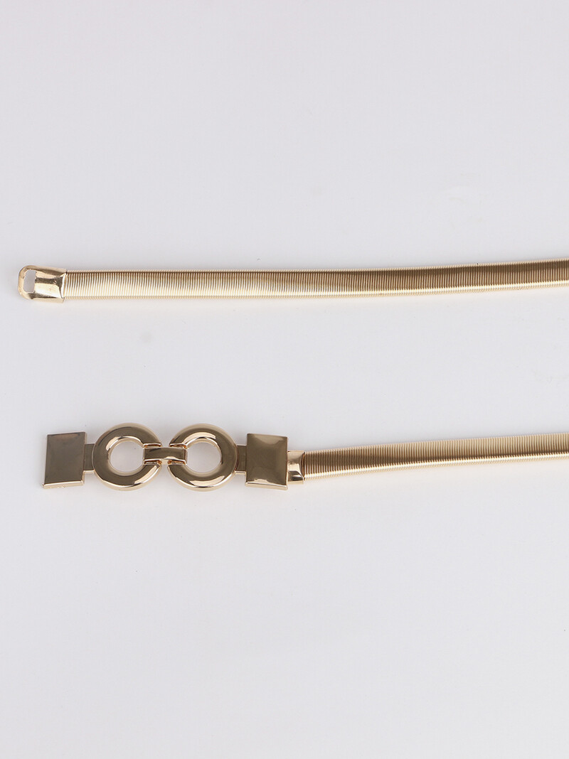 Metalas Elastinis Auksinis Aštuoni simboliai Elastingi Merginų Moteriški Diržai Moterims Siauri Moteriška Elegantiška Juosmuo Juosmuo Suknelei