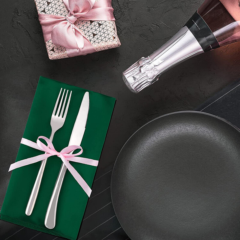 6db 30x30cm-es Asztali szalvéták Négyzetes vacsoraszalvéták Mosható puha asztali szalvéták esküvői születésnapi bulikhoz