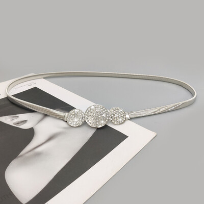 Ελαστική ζώνη χρυσής αλυσίδας γυναικεία μέση πανκ Y2K ασημί μεταλλικές ζώνες στρας για γυναίκες Υψηλής ποιότητας πολυτελής χρυσή ζώνη