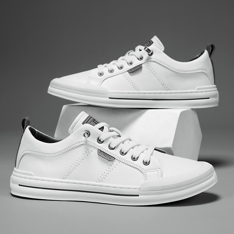 Nove muške cipele za slobodno vrijeme Luksuzne ručno rađene kožne uredske poslovne cipele za muškarce Tenisice Udobne klasične bijele cipele Sportske cipele