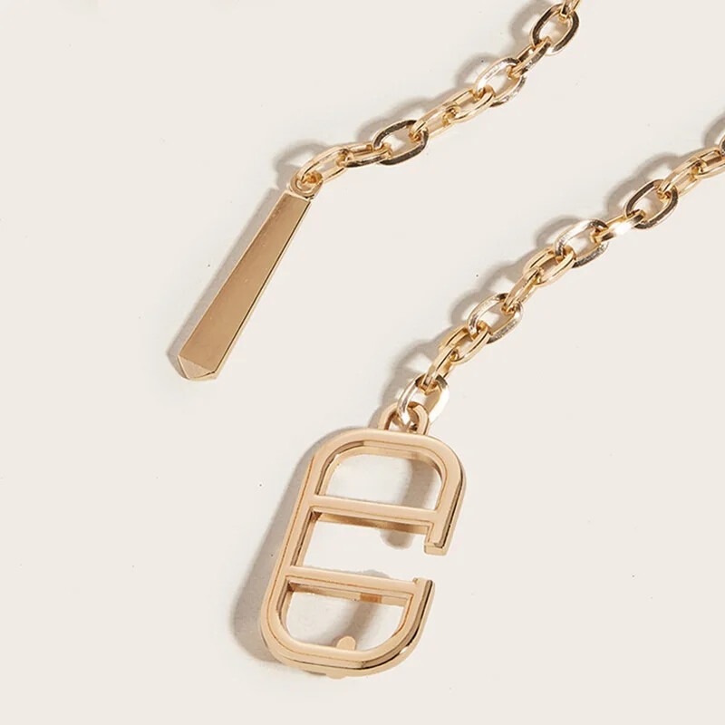 2024 m. naujas metalinis diržas, moteriška dizainerio juosmens grandinėlė universali suknelė mergaitei džinsai juosmens dekoravimo priedai Prabangus prekės ženklas