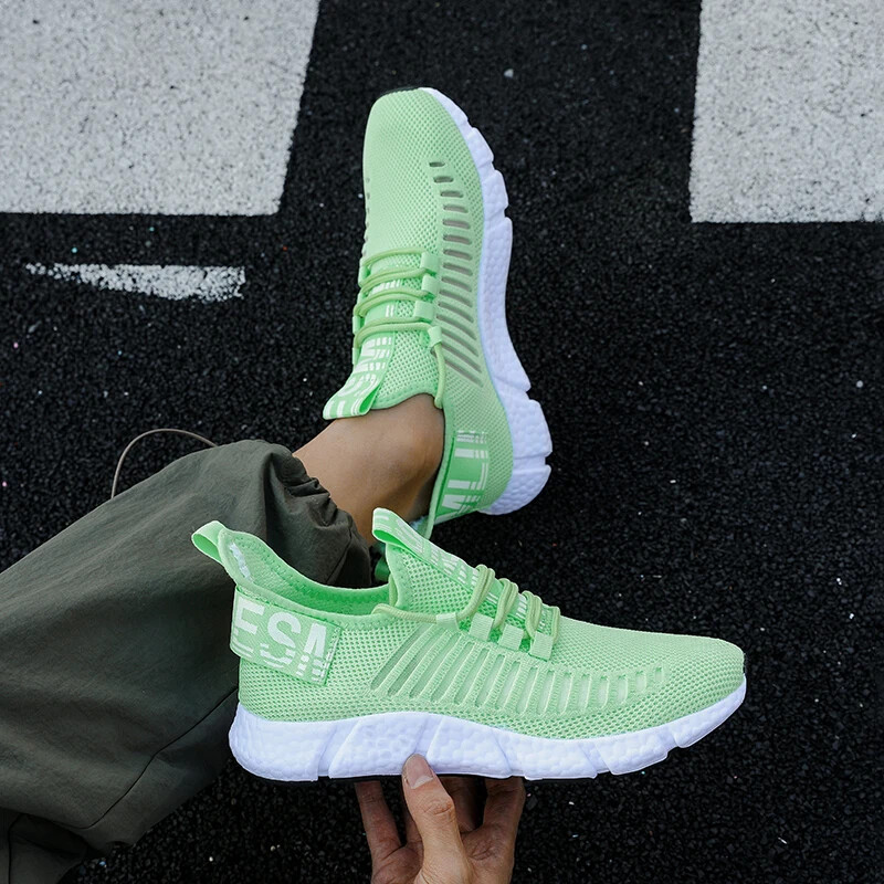 Férfi alkalmi cipők tornacipők légáteresztő, sportos könnyű kültéri futósportcipők férfiaknak gyalogos tenisz kocogó cipők