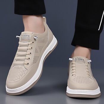 Лятна мода Мъжки ежедневни маратонки на платформа Slip On Trainers Студентски мъжки вулканизирани обувки Тенис маратонки Zapatillas Hombre