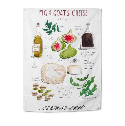 FG343,1db,Pamut nyomott konyharuha,Dekoratív többcélú nedvszívó konyharuha szalvéta otthoni konyhai ajándék választáshoz,60×45cm