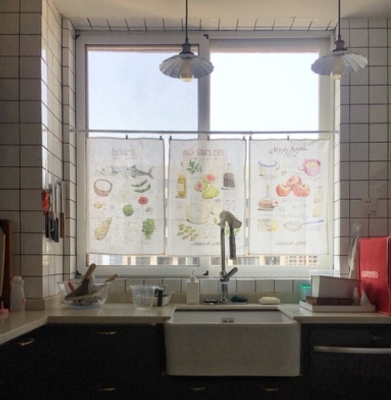 FG343,1db,Pamut nyomott konyharuha,Dekoratív többcélú nedvszívó konyharuha szalvéta otthoni konyhai ajándék választáshoz,60×45cm