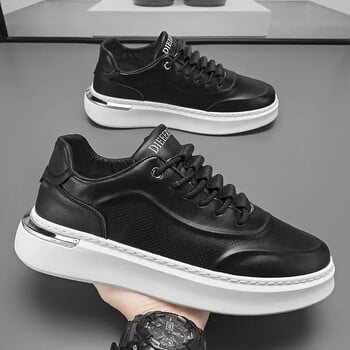 Ανδρικά παπούτσια casual 2024 New Fashion Platform Sneakers Αντιολισθητικά Άνετα Ανδρικά Παπούτσια Ανδρικά Λευκά Αθλητικά Παπούτσια για Τρέξιμο