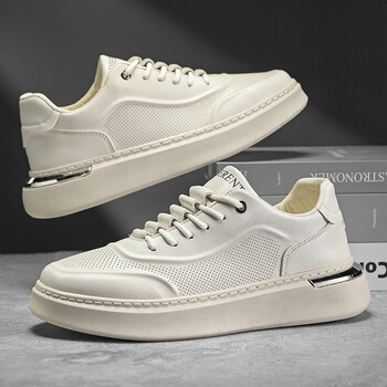 Ανδρικά παπούτσια casual 2024 New Fashion Platform Sneakers Αντιολισθητικά Άνετα Ανδρικά Παπούτσια Ανδρικά Λευκά Αθλητικά Παπούτσια για Τρέξιμο