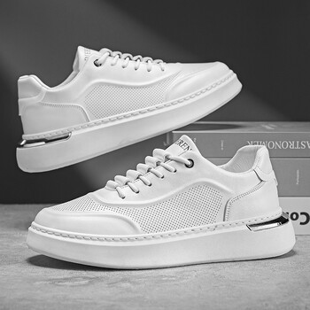 Ανδρικά παπούτσια casual 2024 New Fashion Platform Sneakers Αντιολισθητικά Άνετα Ανδρικά Παπούτσια Ανδρικά Λευκά Αθλητικά Παπούτσια για Τρέξιμο