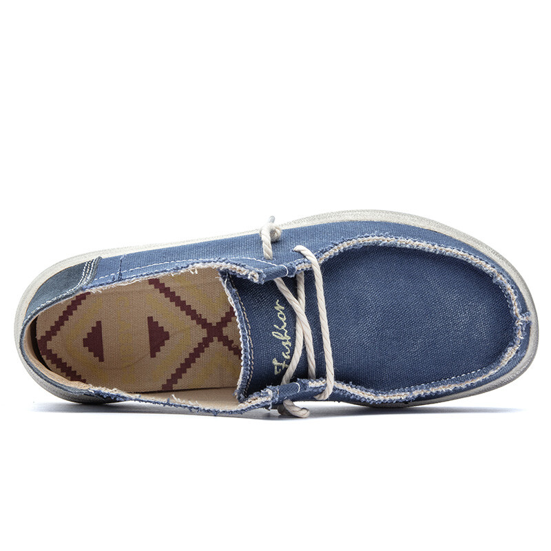 MIXIDELAI New Arrival Nyári Őszi Kényelmes Alkalmi Cipők Férfi Vászon Cipők Férfi Márka Divat Lapos Loafers Cipőméret 48