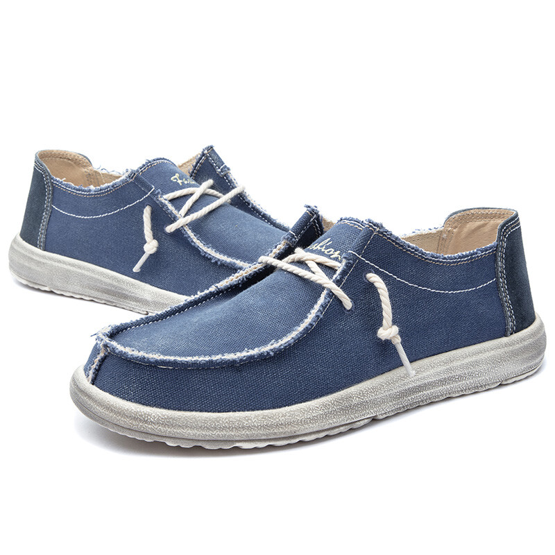 MIXIDELAI New Arrival Nyári Őszi Kényelmes Alkalmi Cipők Férfi Vászon Cipők Férfi Márka Divat Lapos Loafers Cipőméret 48