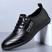 Modes gadījuma jauna dizainera braukšanas apavi vīriešiem Vienkrāsaini govs ādas apavi Vīriešu pavasaris rudens baltas melnas kedas vīrietis