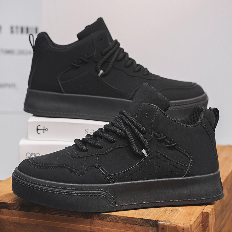 Jesen Zima Visoke modne tenisice Muška ležerna sportska obuća Marka žute cipele za skateboarding Udobna obuća s platformom Muška