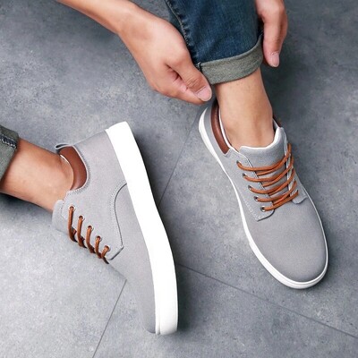 Fashion Canvas Ανδρικά Αθλητικά Παπούτσια Μαύρα Lace Up Sping Παπούτσια 2024 Classic Casual Vulcanized Παπούτσια Μέγεθος 46 47 Ανδρικά Ανοιξιάτικα αθλητικά παπούτσια