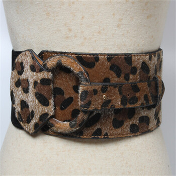 Light Luxury Runway Fashion Leopard Cummerbunds Γυναικείο παλτό Φόρεμα Κορσέ Ζώνες ζώνης Διακόσμηση Φαρδιά ζώνη Κατάλληλη για πάρτι