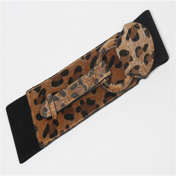 Light Luxury Runway Fashion Leopard Cummerbunds Γυναικείο παλτό Φόρεμα Κορσέ Ζώνες ζώνης Διακόσμηση Φαρδιά ζώνη Κατάλληλη για πάρτι