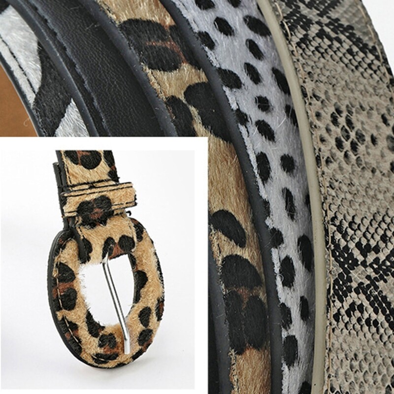 Curea cu cataramă cu model de vacă, curea vintage punk, centură din piele retro, centură vintage, centură cu imprimeu animal pentru femei, dropshipping