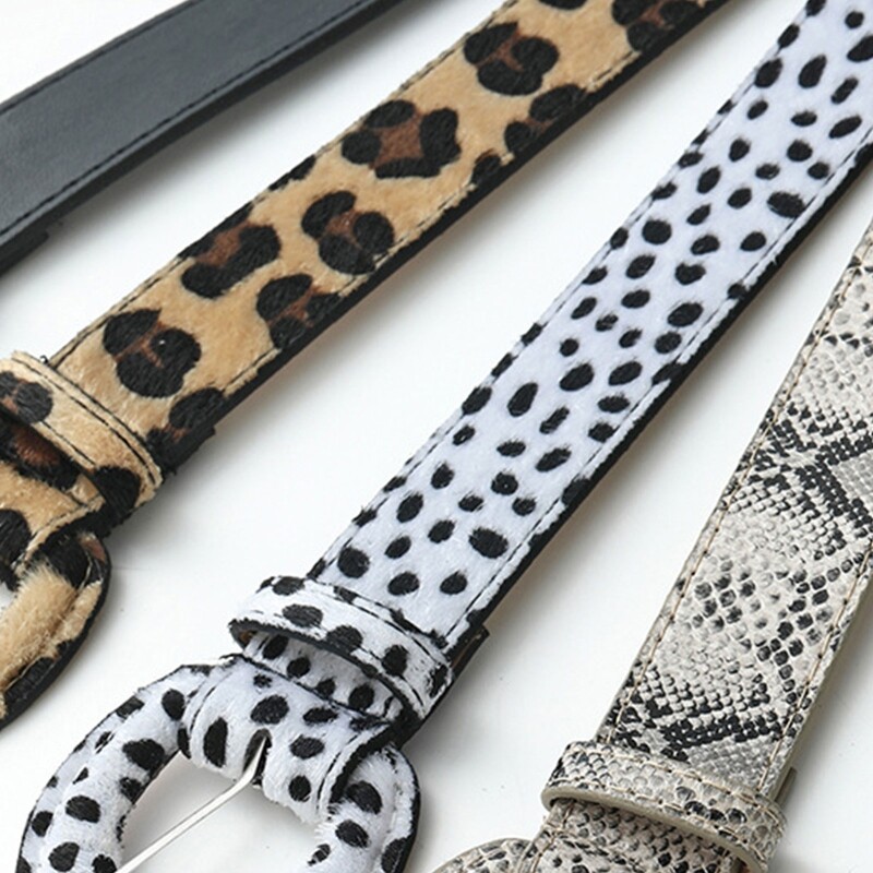 Curea cu cataramă cu model de vacă, curea vintage punk, centură din piele retro, centură vintage, centură cu imprimeu animal pentru femei, dropshipping