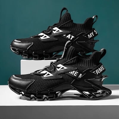 Jesenné pánske tenisky priedušné ležérne topánky vysoko kvalitné protišmykové tlmiace športové topánky vonkajšie pohodlné sieťované topánky Zapatillas