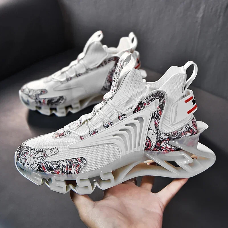 Jesenné pánske tenisky priedušné ležérne topánky vysoko kvalitné protišmykové tlmiace športové topánky vonkajšie pohodlné sieťované topánky Zapatillas