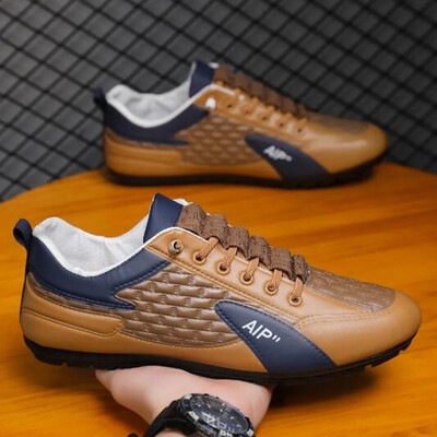 Luxury 2024 Νέα Ανδρικά Παπούτσια Casual Breathable Αθλητικά Βουλκανιζέ Παπούτσια Ανδρικά Lace Up Plus Size Students Sneaker Υποδήματα Zapatillas