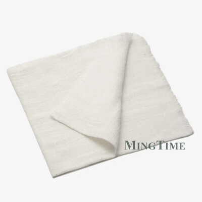 12 bucăți/lot șervețele 41*41 cm pânză de bumbac tifon rustică prosop de ceai pentru sufragerie rogojini pentru nuntă lenjerie decor acasă