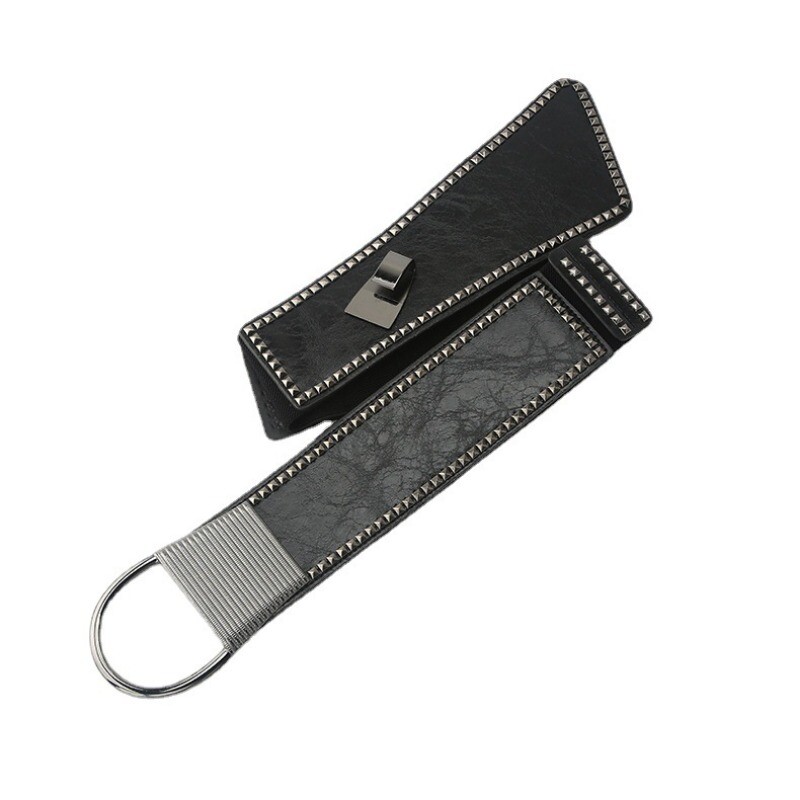 Női öv dekoráció Divatos és sokoldalú, személyre szabott ruhakabát Elasztikus derékpánt széles és hideg külső rétegű női öv