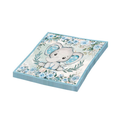 20db Green Plant Nyomtatott Szalvéták Papírok Szájtörlő Kendő Papír Törölközők Buli Ünnepek Asztali tányér elhelyezés Szalvéta törölközők