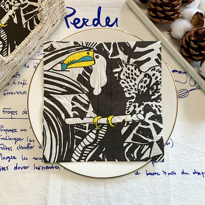 20/8 ks Mix Bag obrúsky papierové motýle kvetinové vtáky decoupage obrúsky papierové vreckovky na vianočné svadobné dekorácie párty stolové potreby