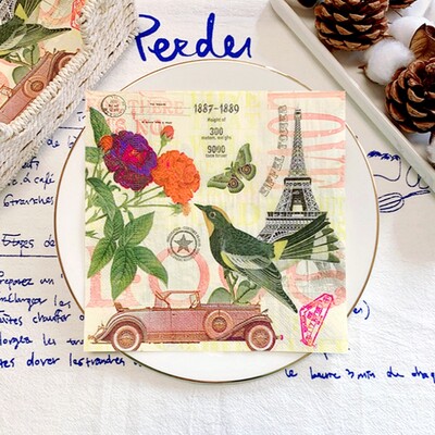20/8 ks Mix Bag obrúsky papierové motýle kvetinové vtáky decoupage obrúsky papierové vreckovky na vianočné svadobné dekorácie párty stolové potreby