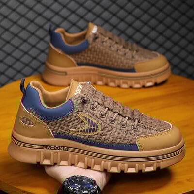 Muške debele tenisice Modne neklizajuće luksuzne marke Muške tenisice 2024. Dizajnerske platformske ležerne cipele za dasku Muške vulkanizirane cipele