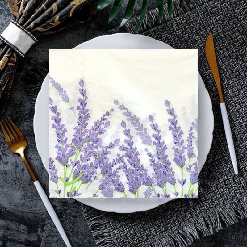 20 ks/8 ks kvetinové motýle decoupage papierové obrúsky kvetinové obrúsky papierové obrúsky na svadobnú vianočnú párty dekoráciu horúci výpredaj