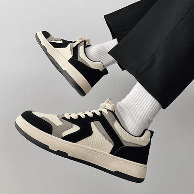 Férfi Vulkanizált Cipők Divat Platform Cipők Outdoor Alkalmi Cipők Férfi Utcai gördeszkacipő Fűzős cipők Zapatillas Hombre