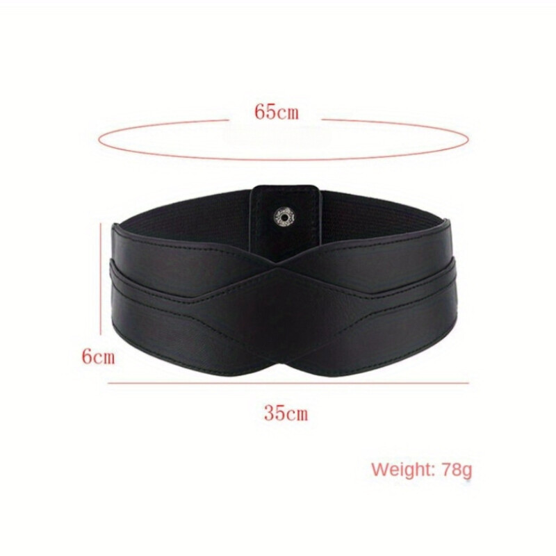 Minőségi női széles övek rugalmas női PU fekete bőr derékpánt női divat dekoráció kabát ruha öv GM116
