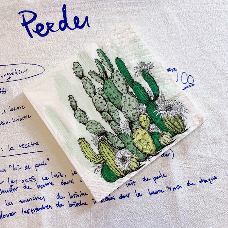 20/8 db Mix eukaliptusz pálmalevelek asztali decoupage papír szalvéták zöld növények szalvéta papír törlőkendő esküvői kellékekhez