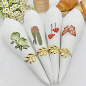 Șervețel de masă cu broderie 40 cm pătrat Design Morden Șervețele Prosop de cină pentru petrecere acasă Sărbători de nuntă