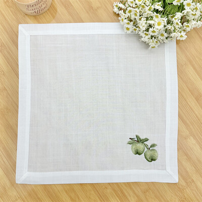 Șervețel de masă cu broderie 40 cm pătrat Design Morden Șervețele Prosop de cină pentru petrecere acasă Sărbători de nuntă