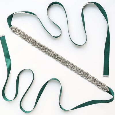 Luxus női öv kristály öv esküvői ruha kiegészítők strassz menyasszonyi öv, esküvői parti báli ruha rátét kellékek