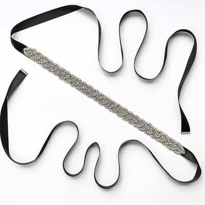 Luxus női öv kristály öv esküvői ruha kiegészítők strassz menyasszonyi öv, esküvői parti báli ruha rátét kellékek