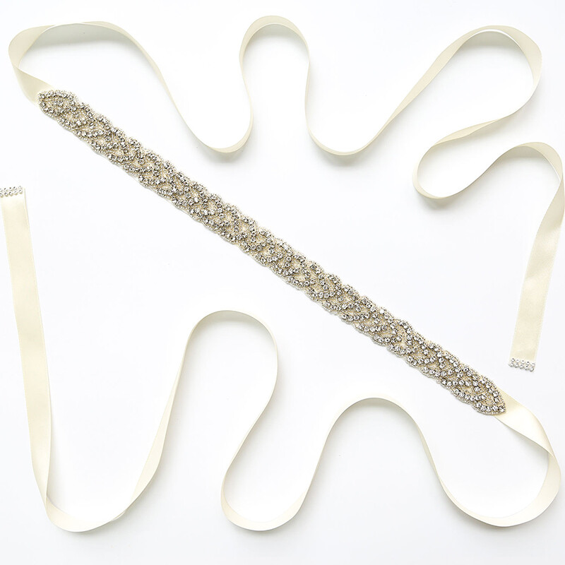 Luxus női öv kristály öv esküvői ruha kiegészítők strassz menyasszonyi öv, esküvői parti báli ruha rátét kellékek