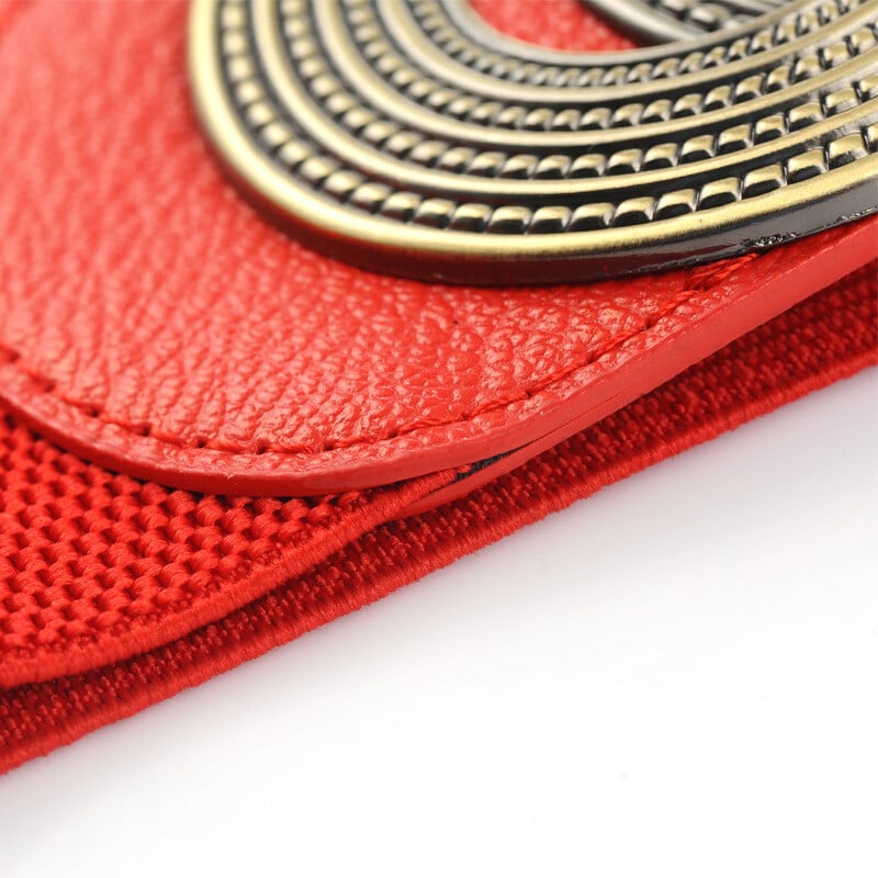 Új divatos női dekoratív, rugalmas, széles övű női elasztikus ultraszéles, egyszerű, sokoldalú napi ruha elasztikus derékpánttal