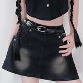 Retro etnikai stílusú öv női niche dizájnnal, szoknyával, farmerrel, karcsúsító és karcsú derékkal párosítva, csúcskategóriás dekoratív öv