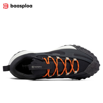 Baasploa New Ανδρικά παπούτσια πεζοπορίας Anti Splash Water Outdoor Sneakers για Άντρες Comfort Casual Sneakers Ανδρικά αντιολισθητικά ανθεκτικά στη φθορά