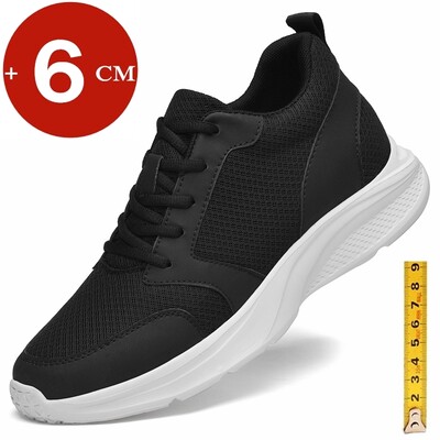 Avalynė vyrams Aukštis Padidinamas vidpadis 6cm Batai Aukšti Vyriški Batai Vyriški sportbačiai Ūgis Padidinti Batai Paaukštinamieji Batai