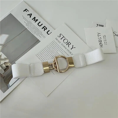 Cele mai noi curele cu lanț de aur pentru femei, centură elastică pentru rochie în talie, centură elastică, lungă, ușoară, ceinture pentru femei, centură neagră Cintos