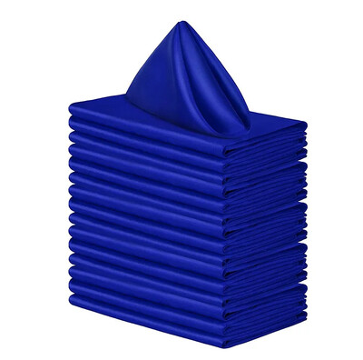 12 ks stolových obrúskov, vreckovka 30*30cm, saténová, na večeru, bistro, udalosť, romantickú svadbu, dekoráciu, umývateľnú, reštauračné potreby, látku