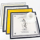 31*35cm Servetėlės Medvilninis audinys Medvilninis lininis audinys Padėklai su gėlių raštais arbatos rankšluostis Valgomojo vieta Kilimėliai Restorano Svetainės stalas