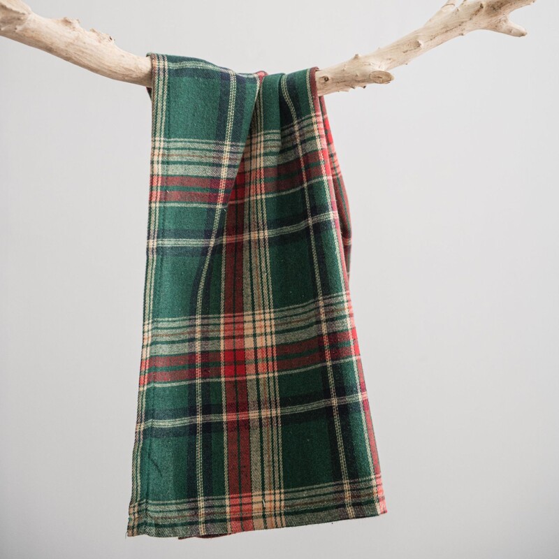 4 DB 30x45cm karácsonyi dekoráció kockás szalvéta színű poliészter pamut piros zöld alátétek otthoni parti esküvői étkező dekorációhoz