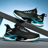 Férfi futócipők hálós kényelmes lapos párnázás edzés kocogó cipők sport tenisz divatos luxus kivitelű férfi cipők