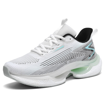 Férfi futócipők hálós kényelmes lapos párnázás edzés kocogó cipők sport tenisz divatos luxus kivitelű férfi cipők